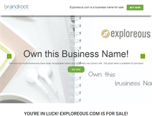 Tablet Screenshot of exploreous.com